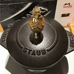 Staub パイナップル ブラスノブ Staub | Kitchen | Staub Brass Pineapple Knob Replacement